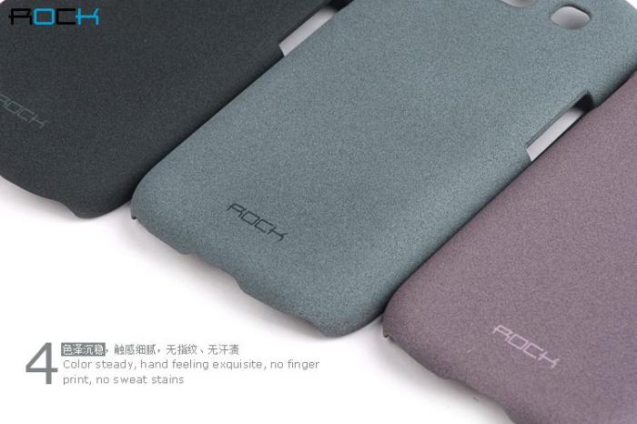 ROCK - Rock Quicksand Skal till Samsung Galaxy S3 - I9300 (Grå Rosa)