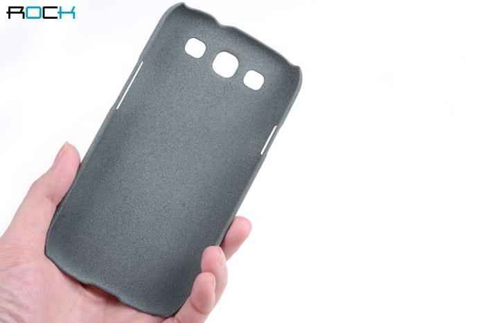 ROCK - Rock Quicksand Skal till Samsung Galaxy S3 - I9300 (Grå Rosa)