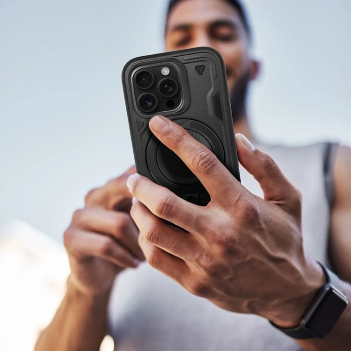 OEM - iPhone 12/12 Pro Mobilskal Frost Armor - Svart
