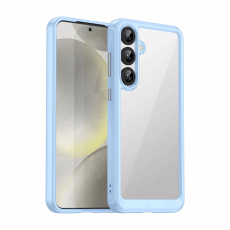 OEM - Galaxy S25 Plus Mobilskal Outer Space med Ram - Blå