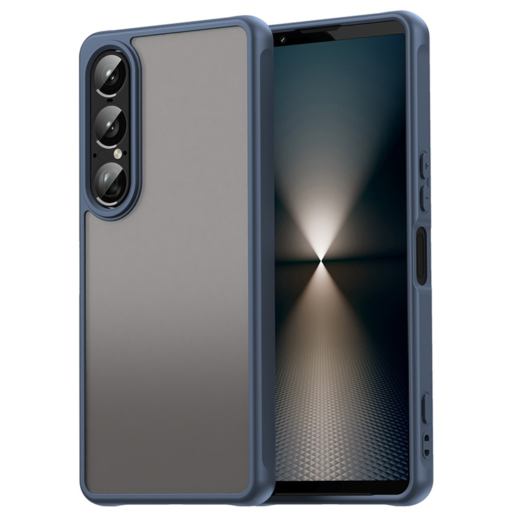 Sony Xperia 1 VII Mobilskal Frosted Translucent - Blå | 2353 | AlltMobil
