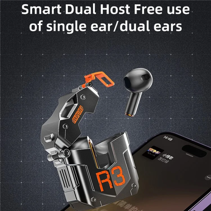 ROCK - ROCK TWS In-Ear Hörlurar Bluetooth Steampunk R3 - Blå