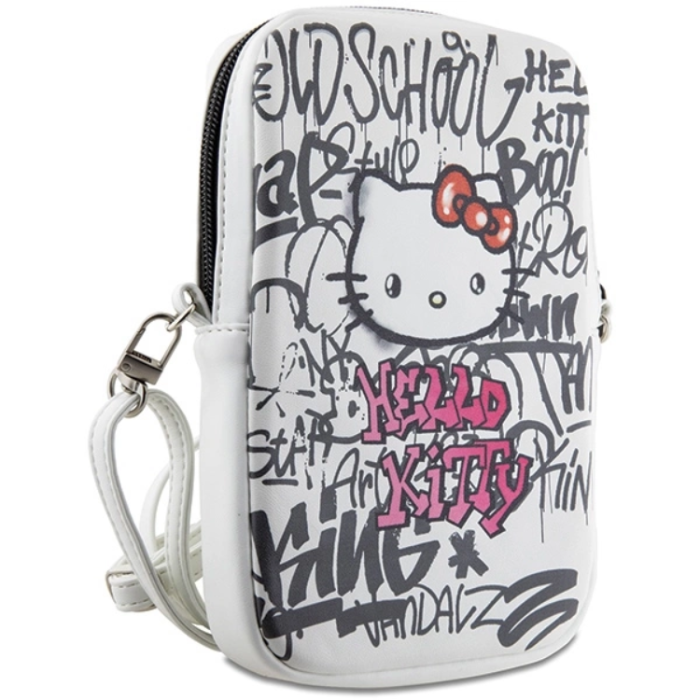 Hello Kitty - Hello Kitty Väska Graffiti Kitty Head - Vit