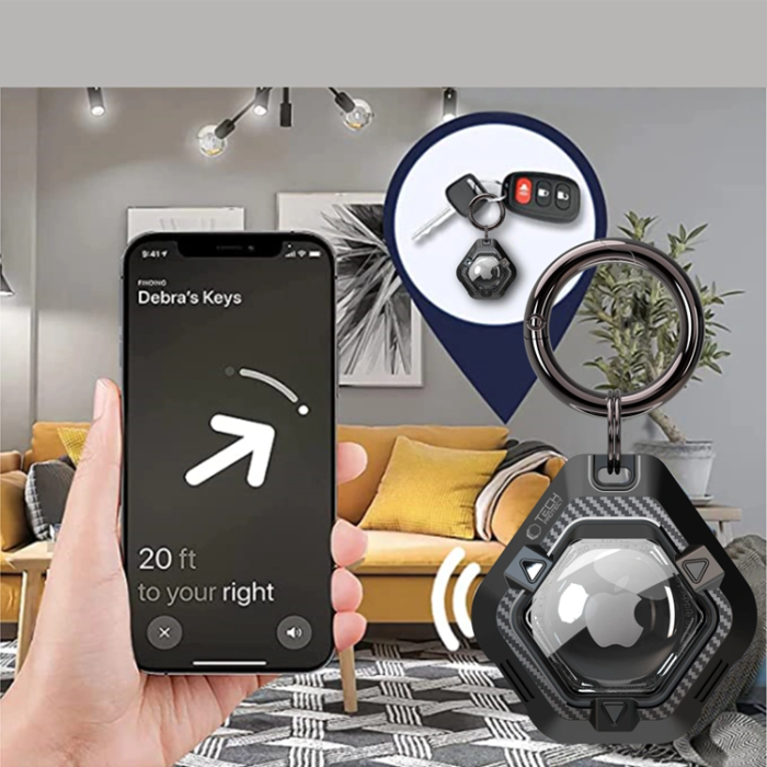 Tech-Protect - Tech-Protect Apple Airtag 1/2 Defense - Svart