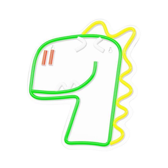 Forever Light - Forever Light LED Neon PLEXI JURASSIC DINO FLNJ02 - Grön