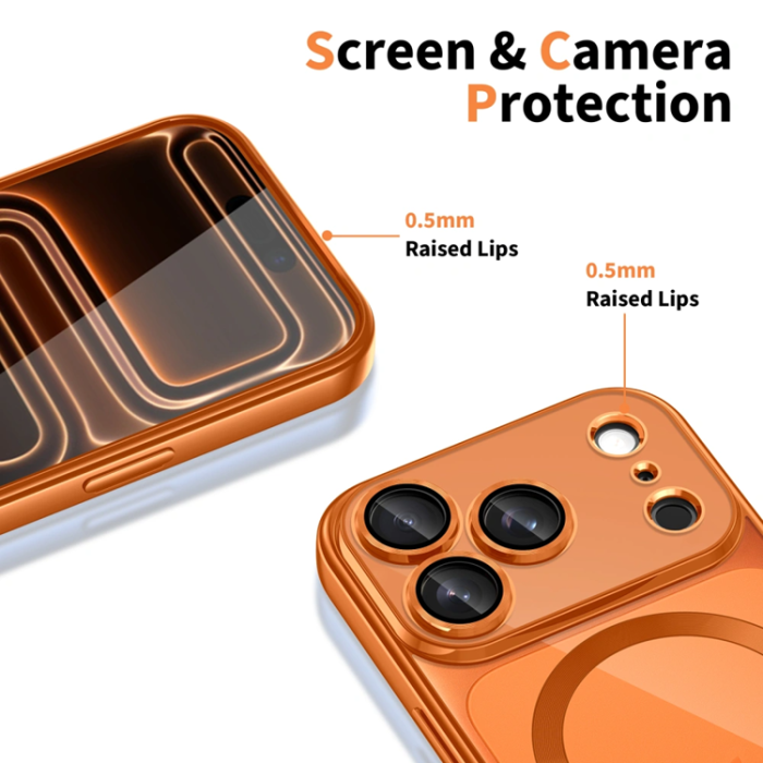 Tech-Protect - Tech-Protect iPhone 17 Pro Mobilskal Magsafe Flex - Cosmic Orange