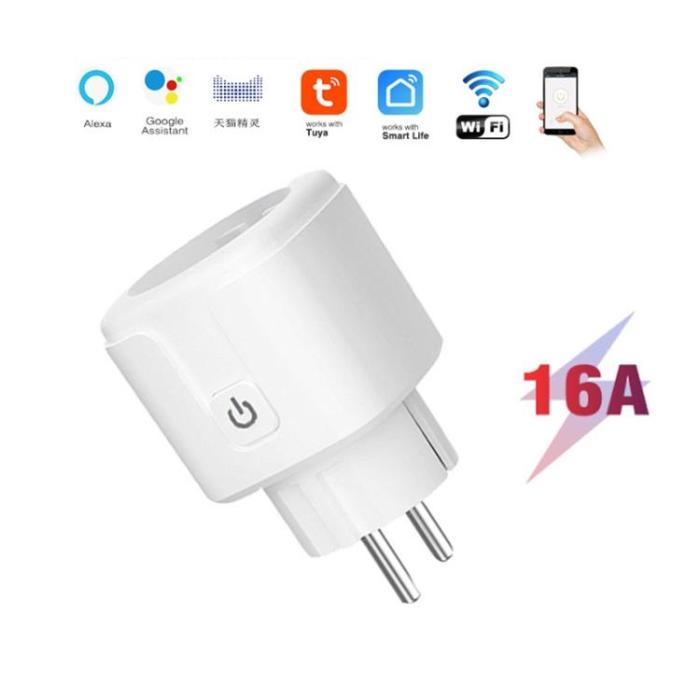 A-One Brand - Smart Home Plug WiFi 16A - Vit