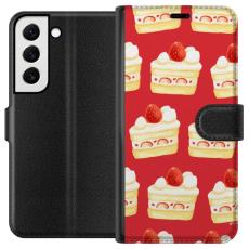 iSecrets - Plånboksfodral till Samsung Galaxy S22 5G med Tårta