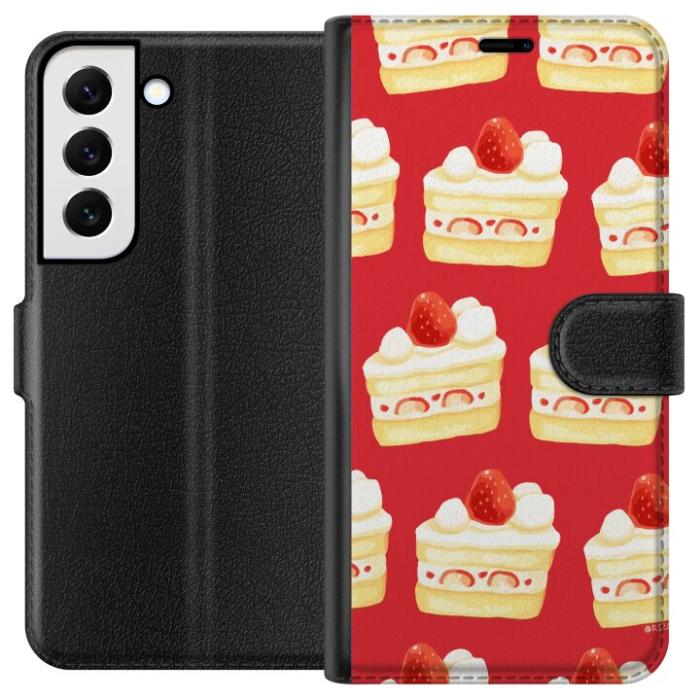 iSecrets - Plånboksfodral till Samsung Galaxy S22 5G med Tårta