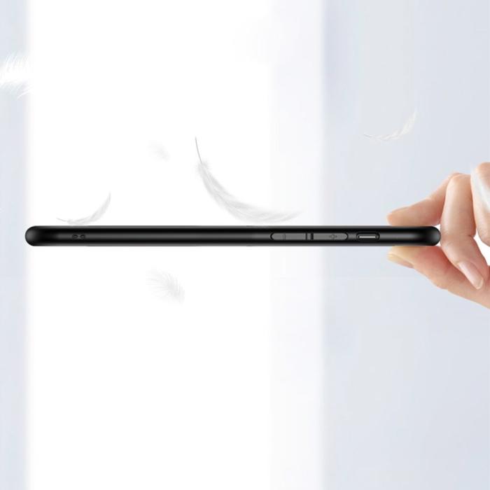 UTGATT1 - Gradient Härdat Glas Skal Galaxy A41 - Svart / Röd