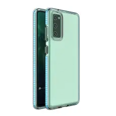 OEM - Spring Gel Protective Skal Galaxy A72 4G - Ljus Bl&aring;