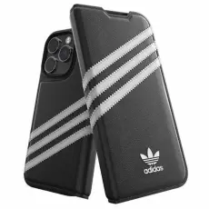 Adidas - Adidas iPhone 14 Pro Pl&aring;nboksfodral OR PU - Svart/Vit