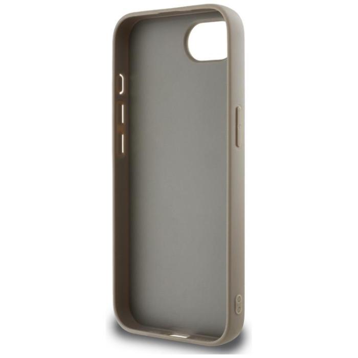 DKNY - DKNY iPhone 16e Mobilskal Repeat Texture Tonal Stripe - Beige