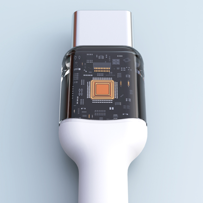 Dudao - Dudao USB-C till USB-C kabel 240W 1.2m L9C Max - Vit