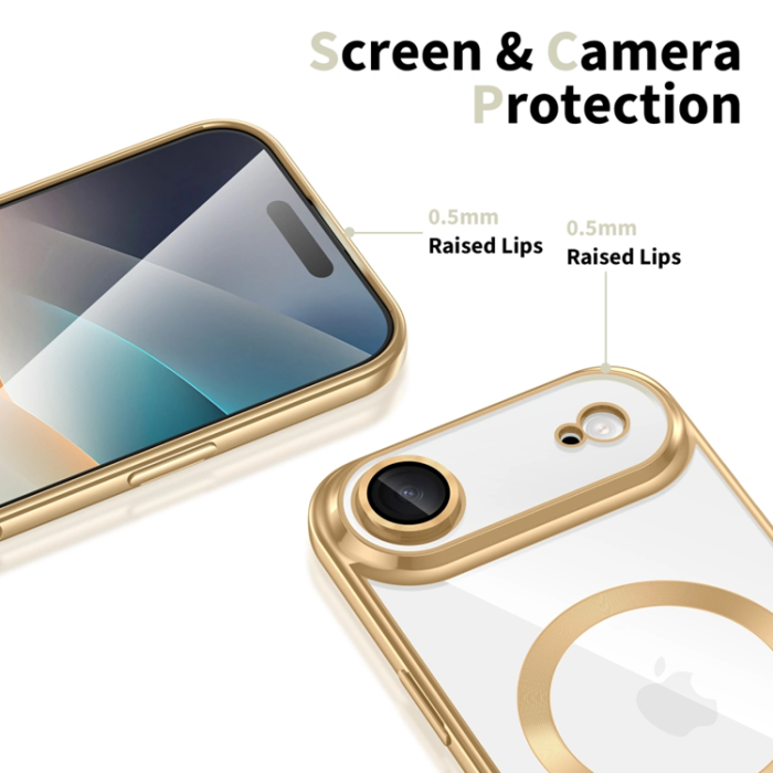 Tech-Protect - Tech-Protect iPhone 17 Air Mobilskal Magsafe Flex - Shiny Guld