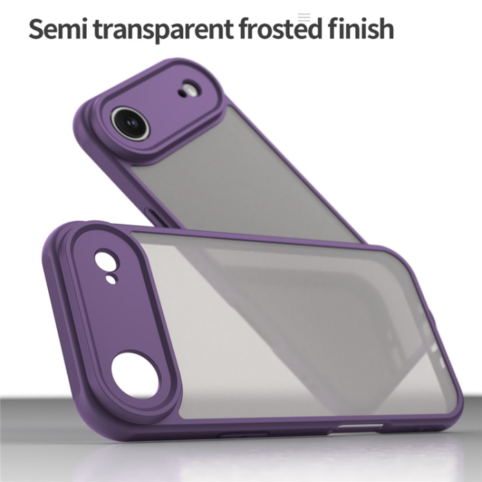A-One Brand - iPhone Air Mobilskal Frostade krockkuddar Drop Proof - Lila
