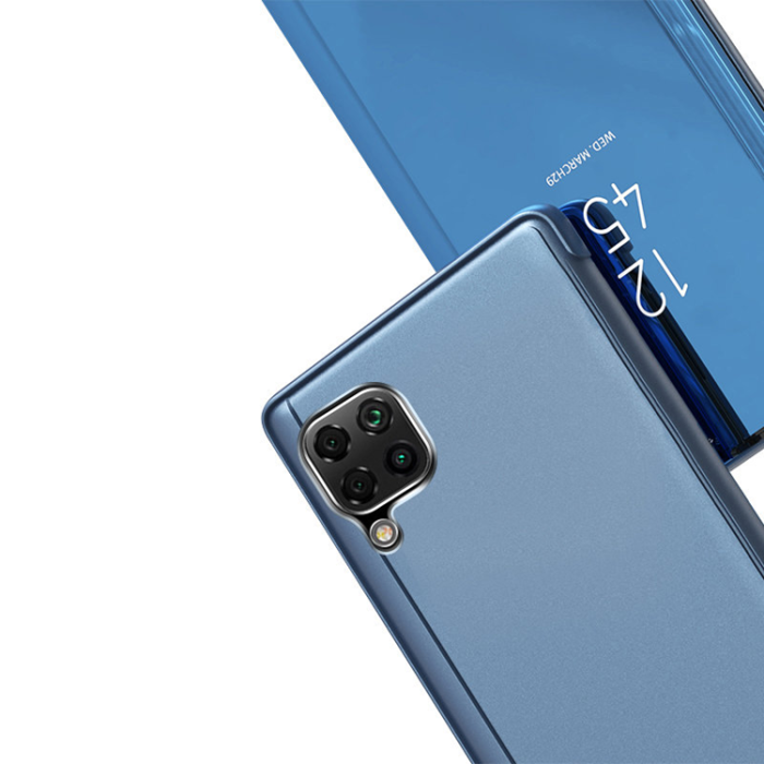 OEM - Galaxy A22 5G Mobilfodral Clear View - Svart