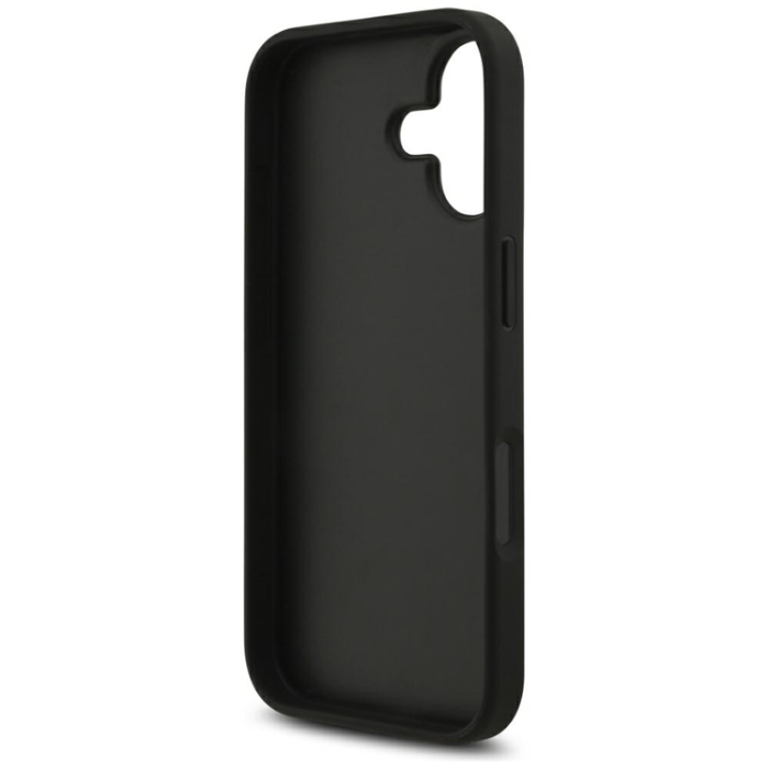 Guess - Guess iPhone 17 Mobilskal Grained Classic Logo - Svart