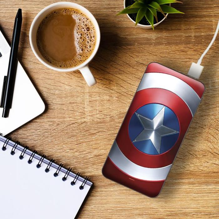 UTGATT5 - Marvel Powerbank 10000 mAh Captain America 001