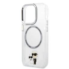 KARL LAGERFELD - Karl Lagerfeld iPhone 14 Pro Magsafe Transparent Hårdskal
