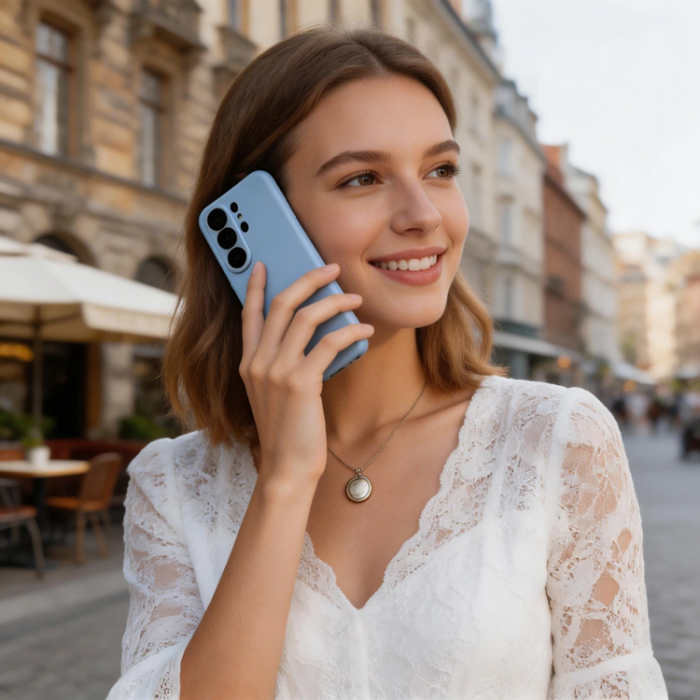 Tech-Protect - Tech-Protect Mobilskal För Galaxy S26 Ultra Magsafe Silikon - Sky Blå