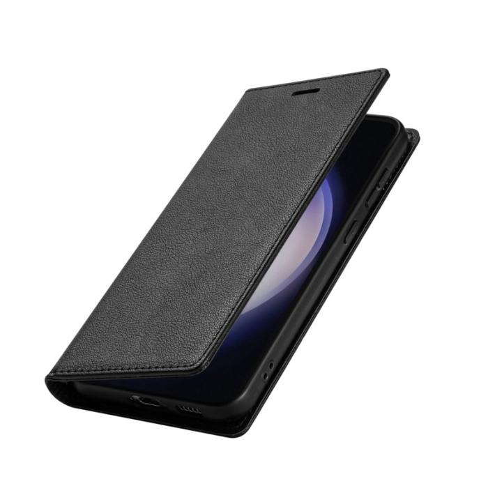OEM - Samsung Galaxy S26 Plånboksfodral Magnetisk Stängning Konstläder - Svart