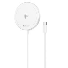 Yesido - YESIDO Qi2 Rund MagSafe Trådlös Laddare iPhone med Typ-C-kabel DS24
