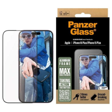 PanzerGlass - PanzerGlass iPhone 16 Pro Max Härdat Glas Skärmskydd Ultra-Wide Fit - Clear