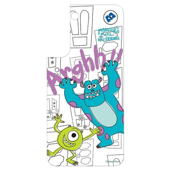 Mobilskal till Samsung Galaxy S22+ Panel till Disney Monsters - Vit