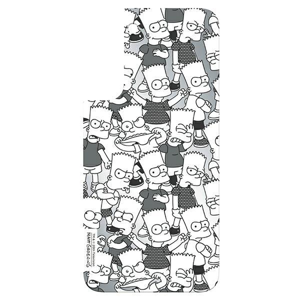 Mobilskal till Samsung Galaxy S22+ Panel till Simpsons - Vit