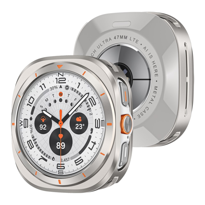 A-One Brand - Galaxy Watch Ultra (47mm) Skal Aluminum - Grå/Titanium
