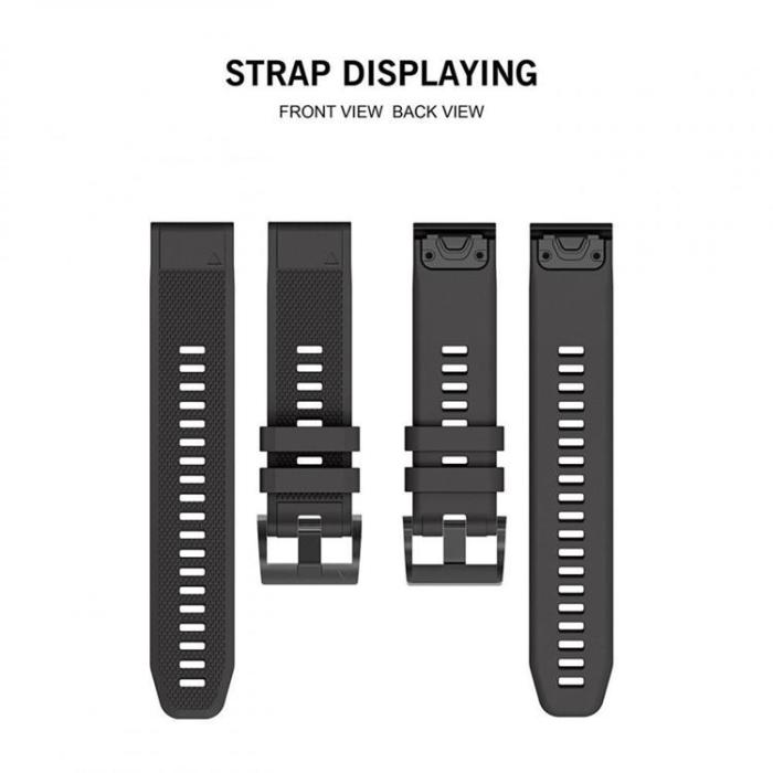 Tech-Protect - Smooth Garmin Fenix Band 5/6/6 Pro - Svart