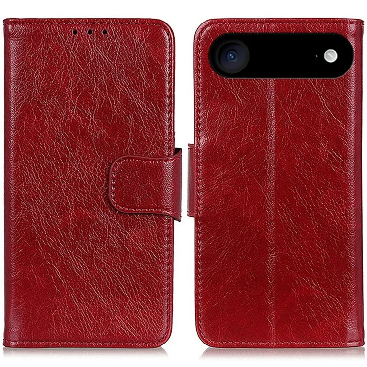 iPhone Air Plånboksfodral Äkta läder - Röd | 2353 | AlltMobil