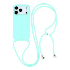 A-One Brand - iPhone 17 Pro Mobilskal TPU Shockproof med Lanyard - Mintgrön