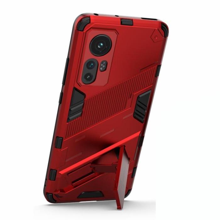 OEM - Kickstand Anti-Fall Skal Xiaomi 12 Pro - Röd