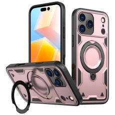N/A - Mobilskal till iPhone 17 Pro Plast Milit&auml;rt Skydd - Ros&eacute;guld