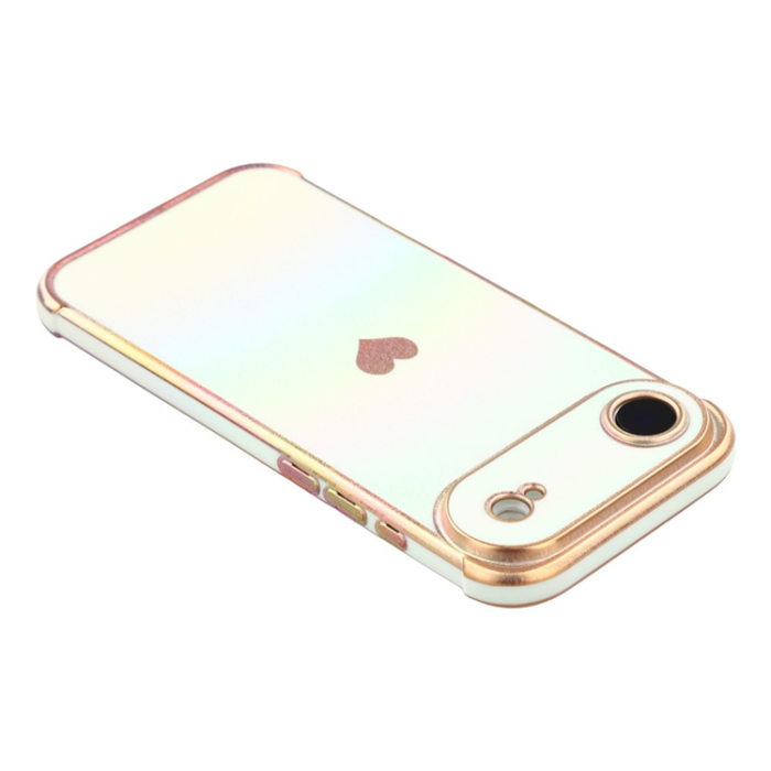 A-One Brand - iPhone Air Mobilskal Dazzling Color Electroplated TPU - Vit
