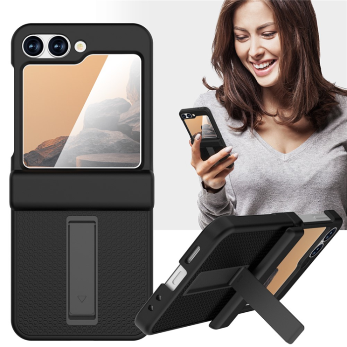 A-One Brand - GW182 Galaxy Z Flip 7 FE/Z Flip 6 Mobilskal - Svart