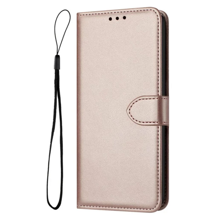 OEM - Galaxy S25 Ultra Plånboksfodral Strap - Rosa Guld