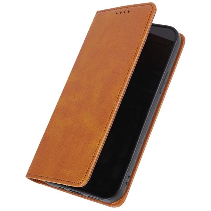 OEM - Samsung Galaxy A57 Fodral PU Läder Magnetisk - Khaki