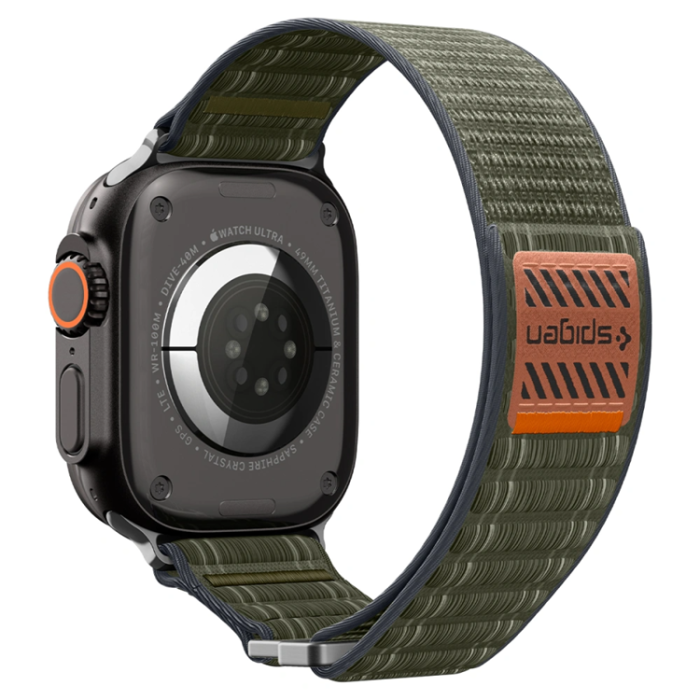 Spigen - Spigen Apple Watch (44/45/46/49 mm) Armband WBF0 - Grön