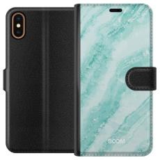 iSecrets - Pl&aring;nboksfodral till Apple iPhone X med Mint Marble