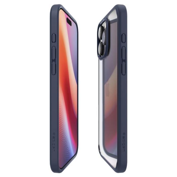 Spigen - Spigen iPhone 16 Pro Mobilskal Ultra Hybrid - Marinblå
