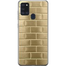 iSecrets - Mobilskal till Samsung Galaxy A21s med Gyllene Murstenar