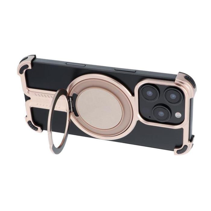 A-One Brand - iphone 15 Pro Mobilskal Titanium Bracket - Guld