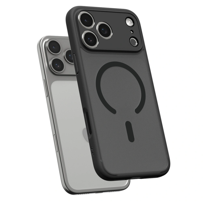 Spigen - Spigen iPhone 17 Pro Max Mobilskal Magsafe Ultra Hybrid - Frost Svart