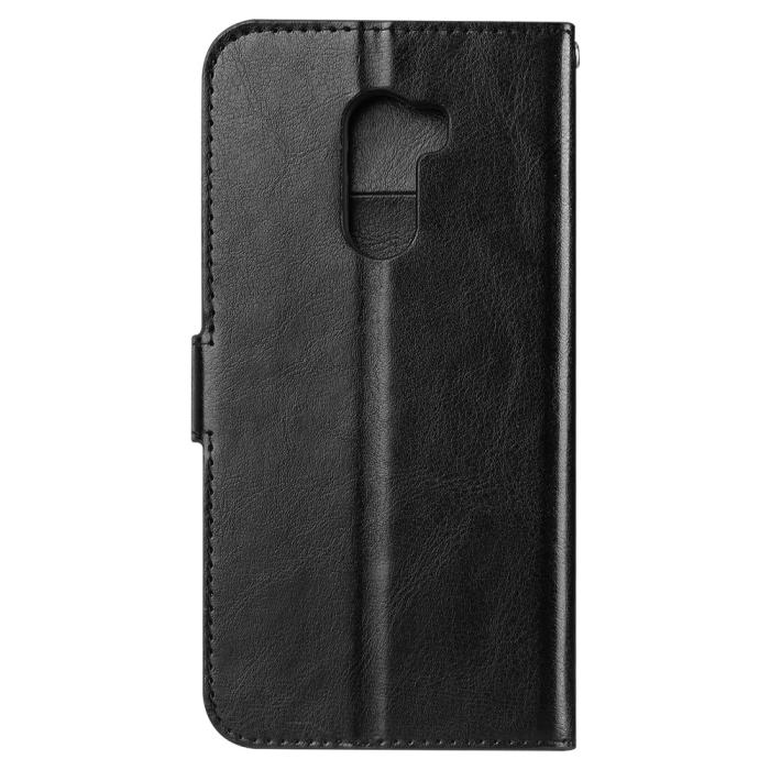 UTGATT4 - Crazy Horse Plånboksfodral för Xiaomi Pocophone F1 (Svart)