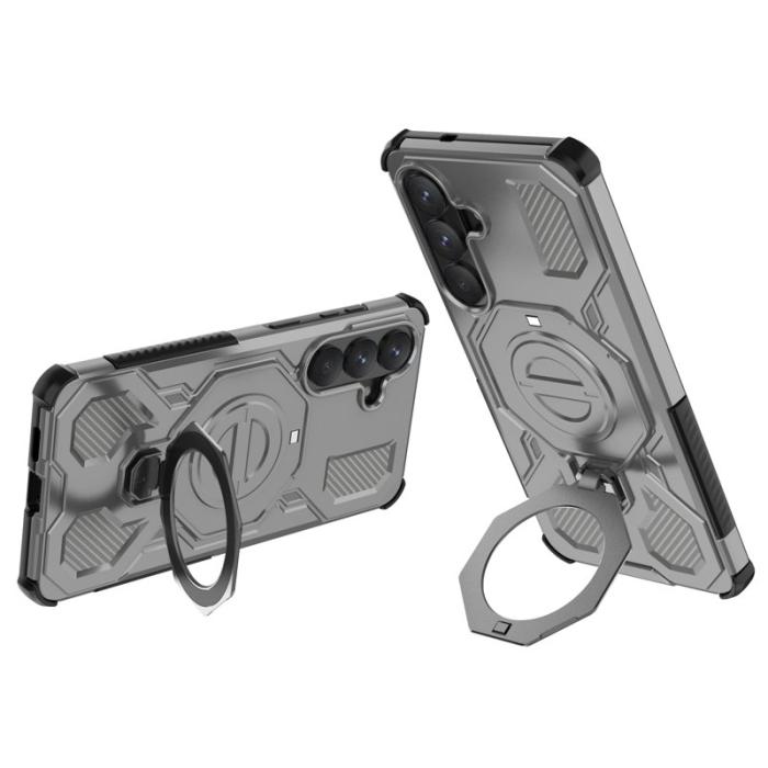 OEM - Mobilskal till Samsung Galaxy S26+ Stötsäker PC + TPU - Grå