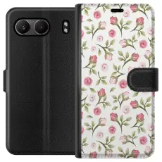 Gustaf - Pl&aring;nboksfodral till OnePlus Nord 4 med Blommigt
