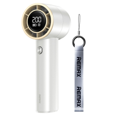 Remax - REMAX Handfläkt 3600 mAh med Display RS-SF11 - Vit
